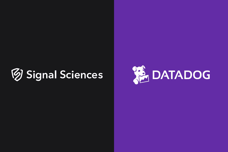 Signal Sciences and Datadog logos